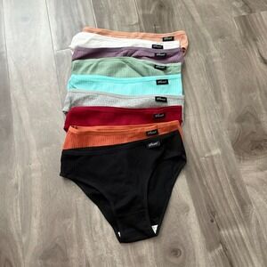 New 8-Pack Kids‎ Ribbed Underwear Panties Sweet Size M Mixed Colors